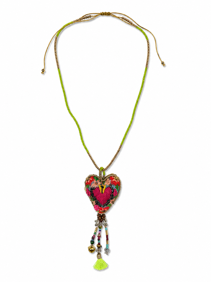 Dainty Milagros Sacred Heart Necklace