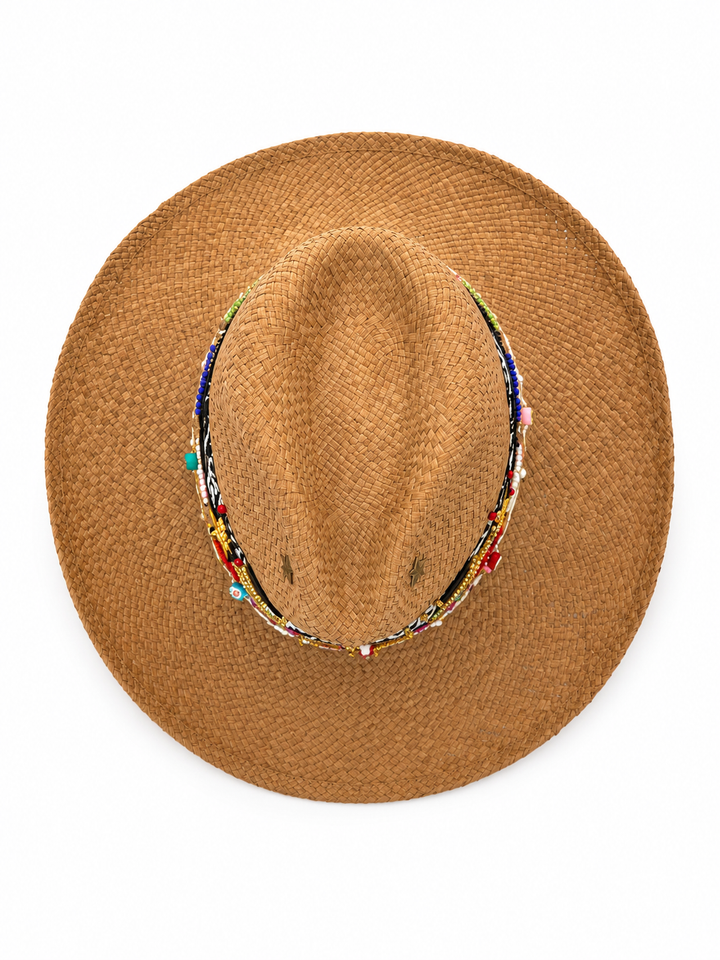 Luxury Colombian Evil Eye Straw Hat