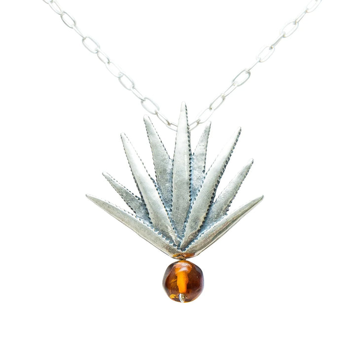 Agave Silver Necklace | Handmade Mexican Sterling Silver Jewelry