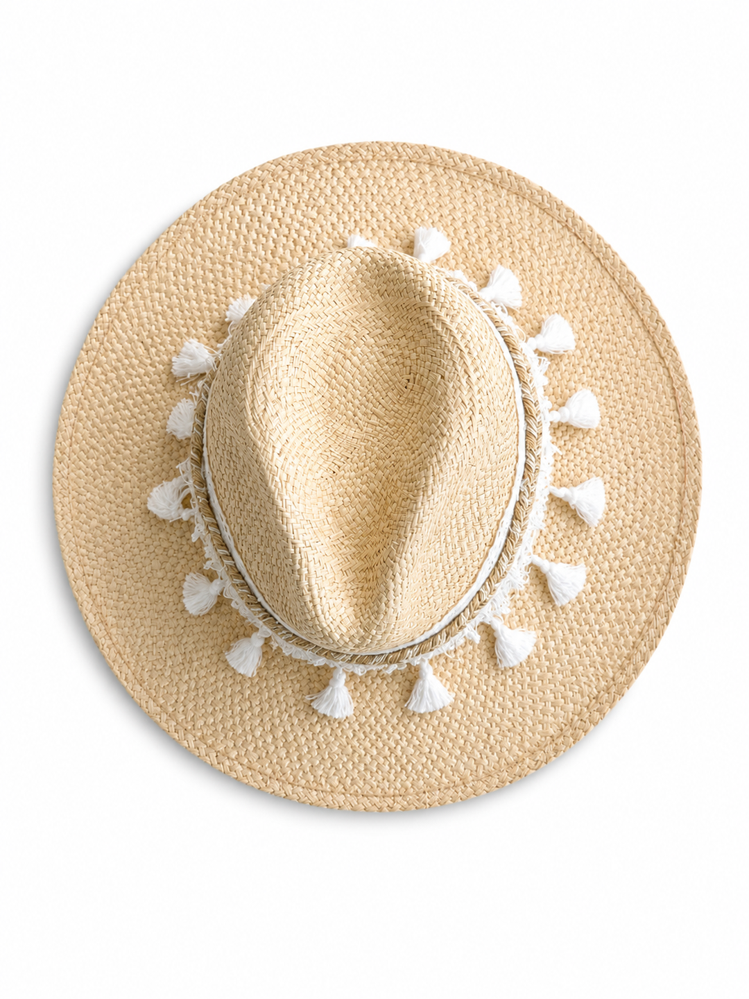 Colombian White Straw Hat – Handwoven Artisan Hat