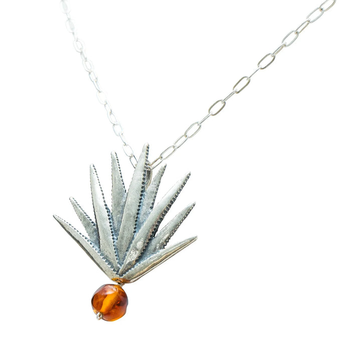 Agave Silver Necklace | Handmade Mexican Sterling Silver Jewelry