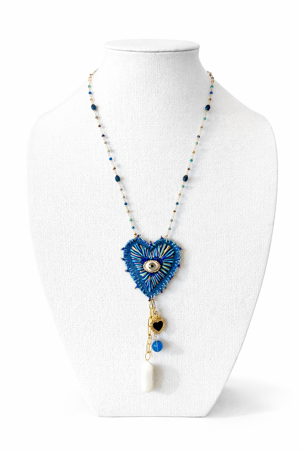 Sacred Heart Necklace Set Sagrado Corazón Jewelry