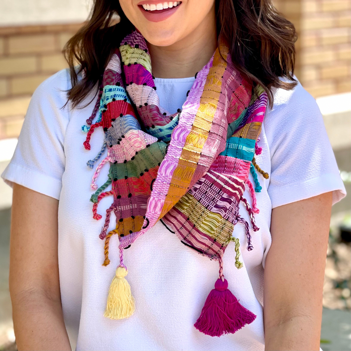 Waist Loom Scarves