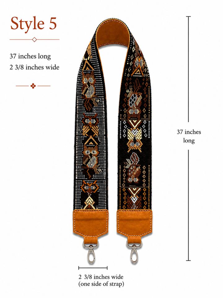 Guatemalan Huipil Embroidered Bag Strap