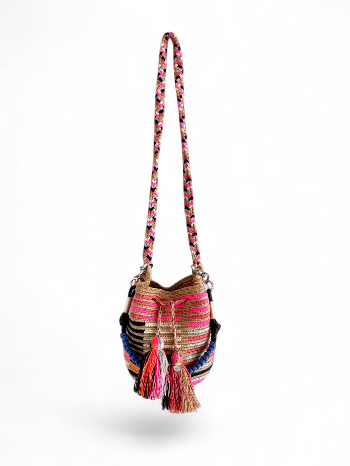 Wayuu Crossbody Bag – Handmade Two Strap Mochila