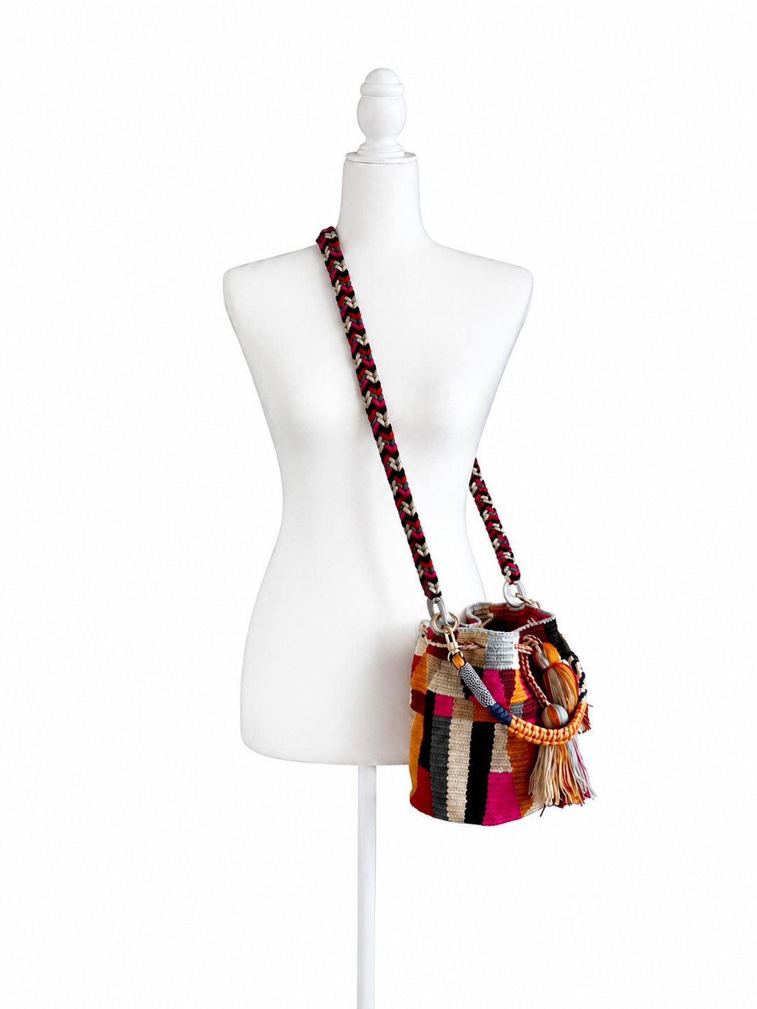 Wayuu Crossbody Bag – Handmade Two Strap Mochila