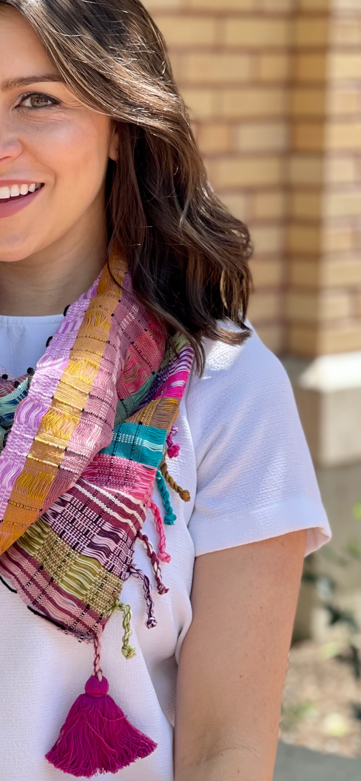 Waist Loom Scarves