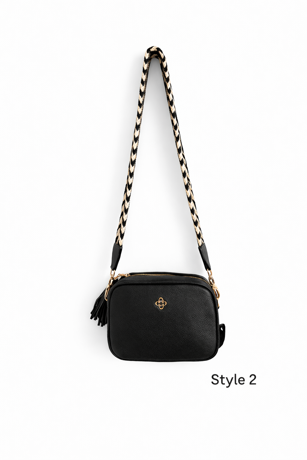 Genuine Leather Crossbody Bags with Wayuu Strap