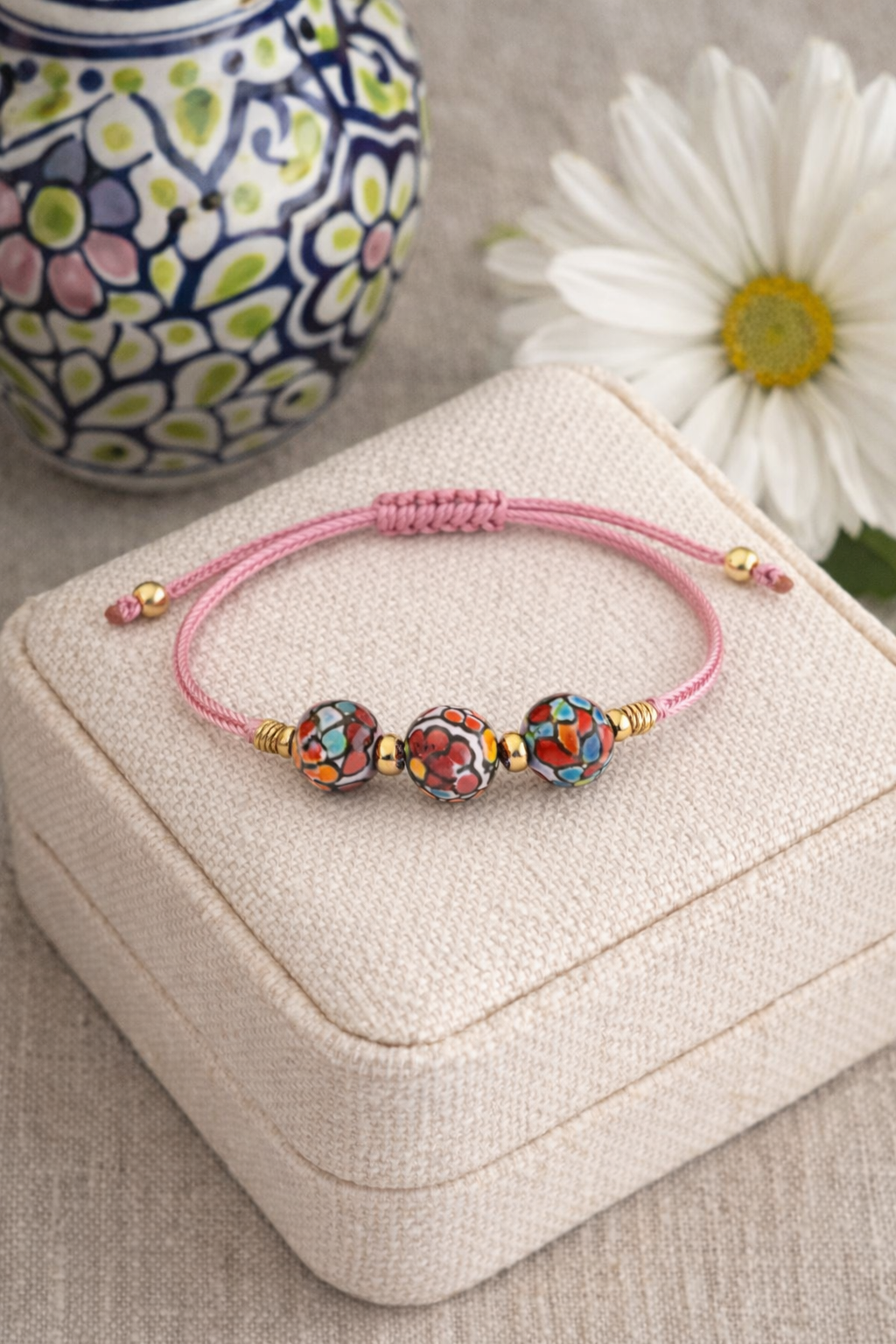 Talavera Bead Bracelet
