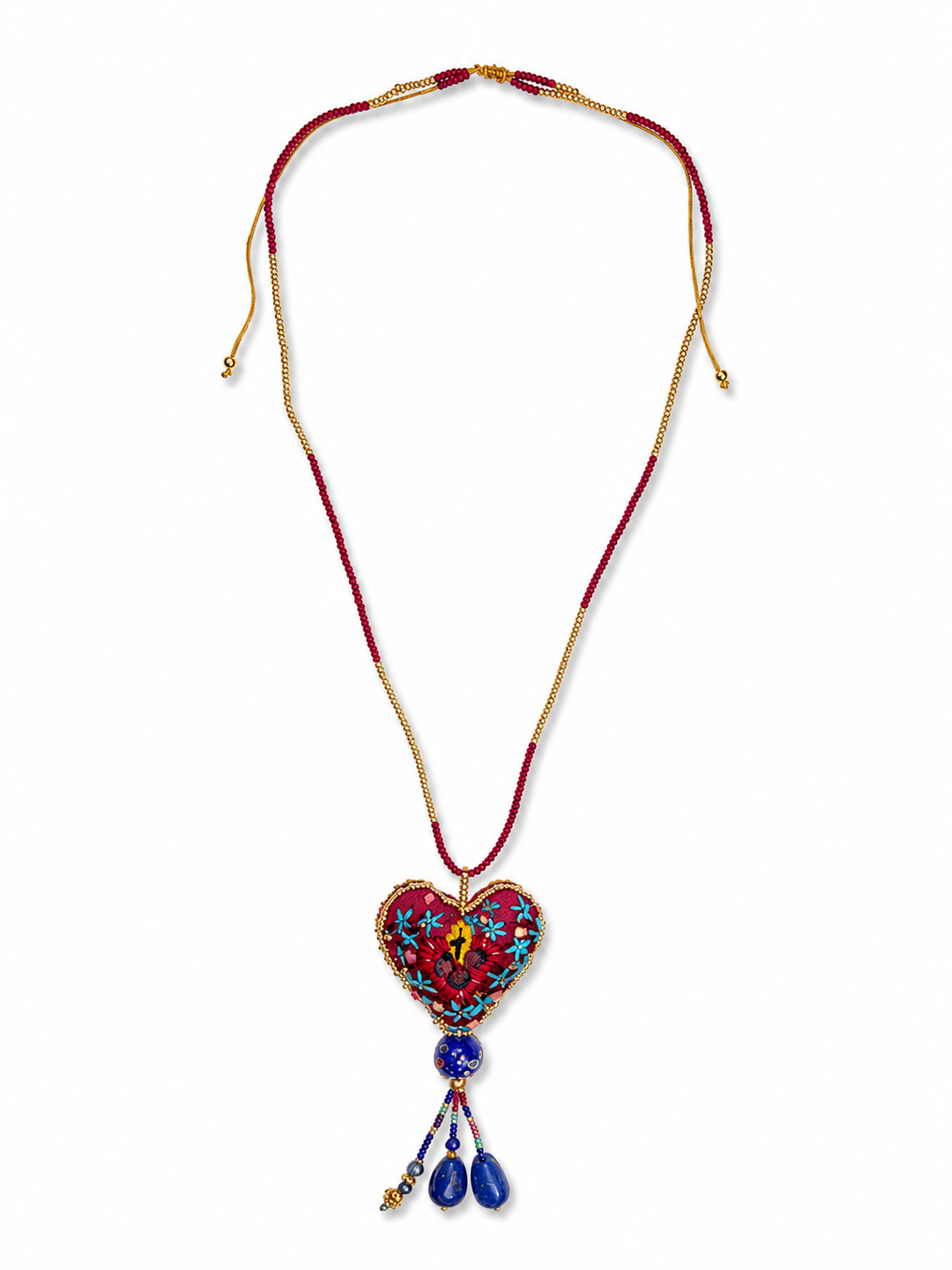 Dainty Milagros Sacred Heart Necklace