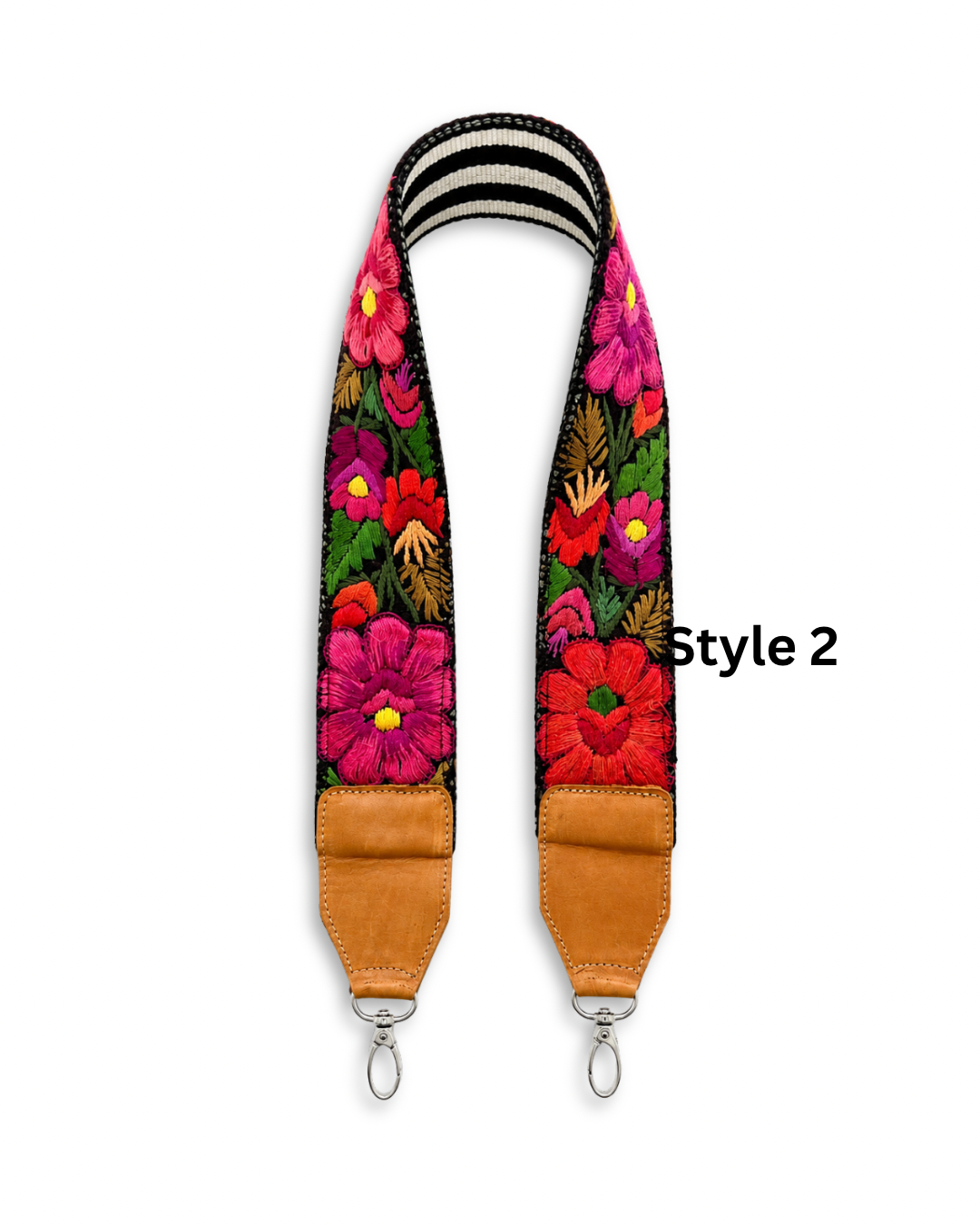 Vintage Guatemalan Embroidered Bag Strap