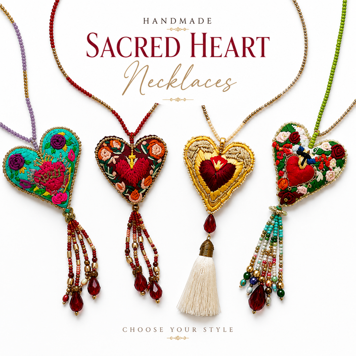 Dainty Milagros Sacred Heart Necklace