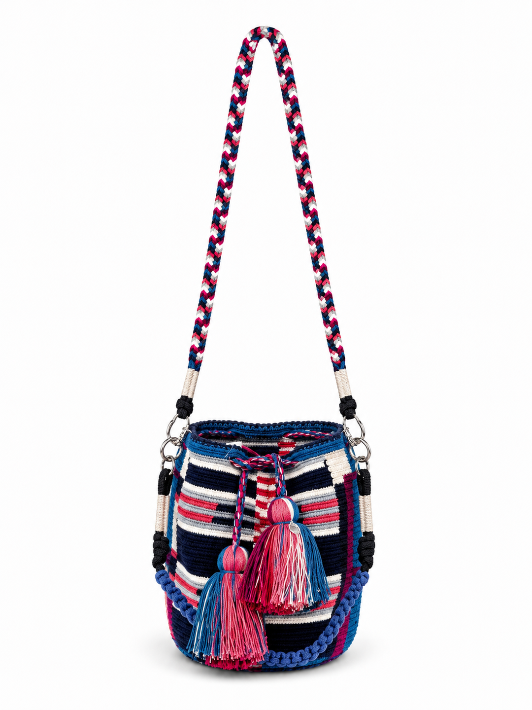 Wayuu Crossbody Bag – Handmade Two Strap Mochila (Copy)