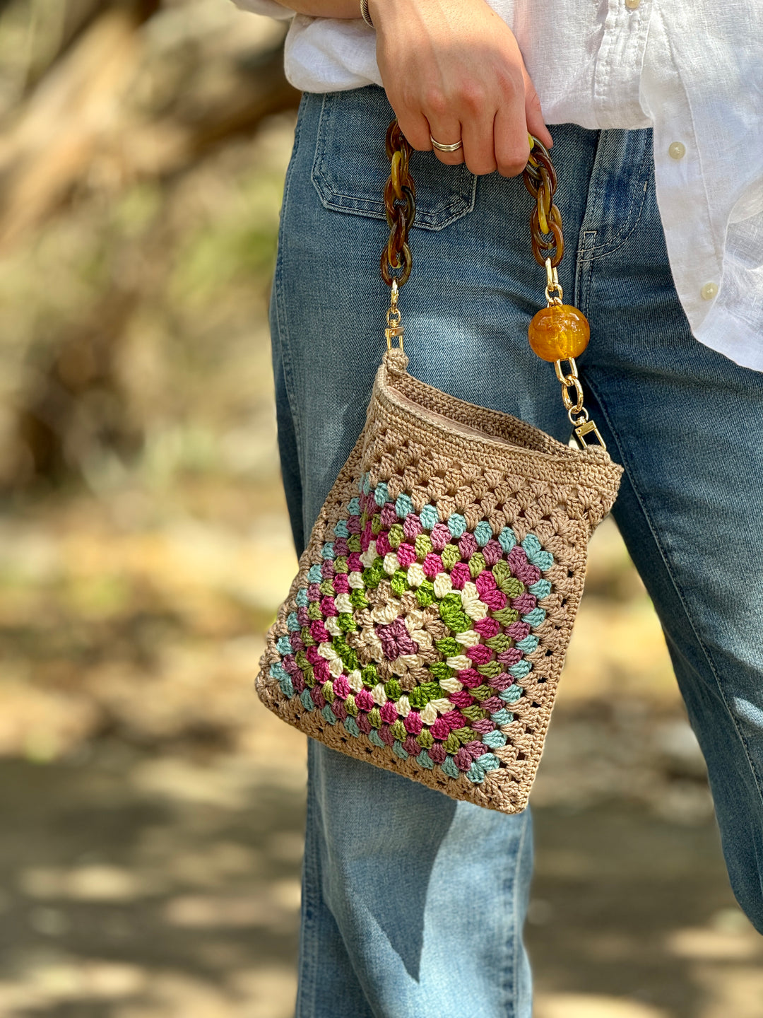 Granny Square Clutch