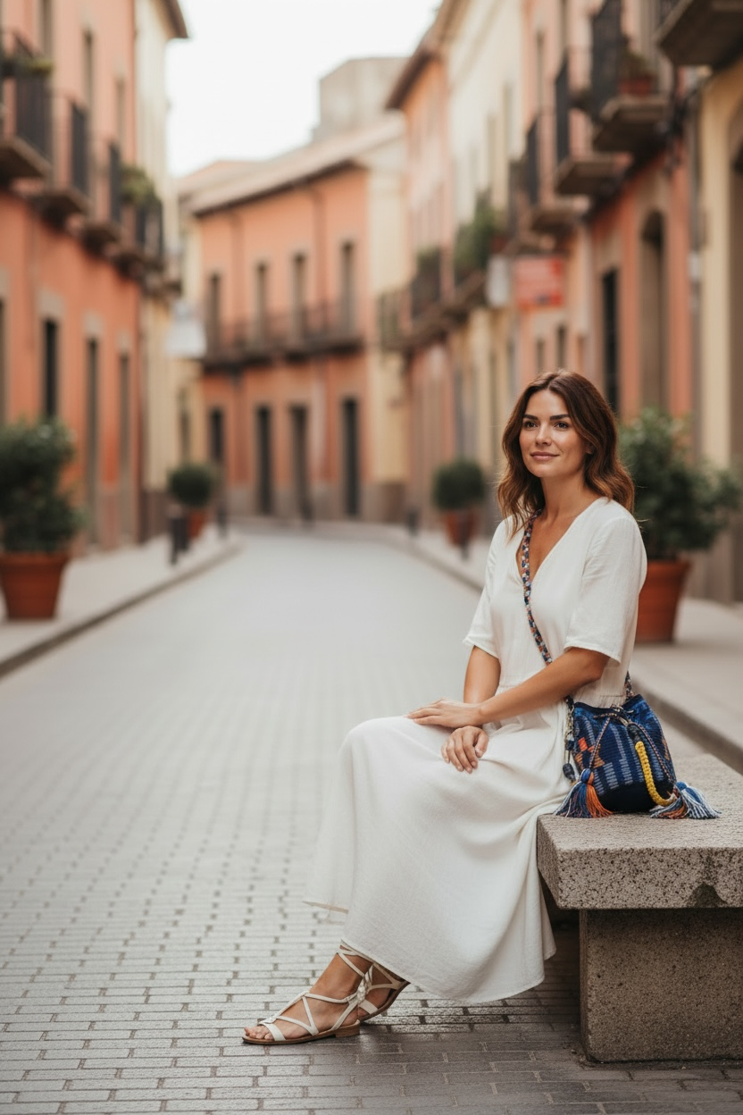 Wayuu Crossbody Bag – Handmade Two Strap Mochila