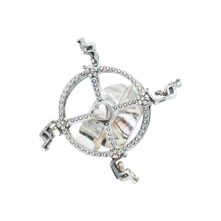 Mexican Silver Wheel of Fortune Ring