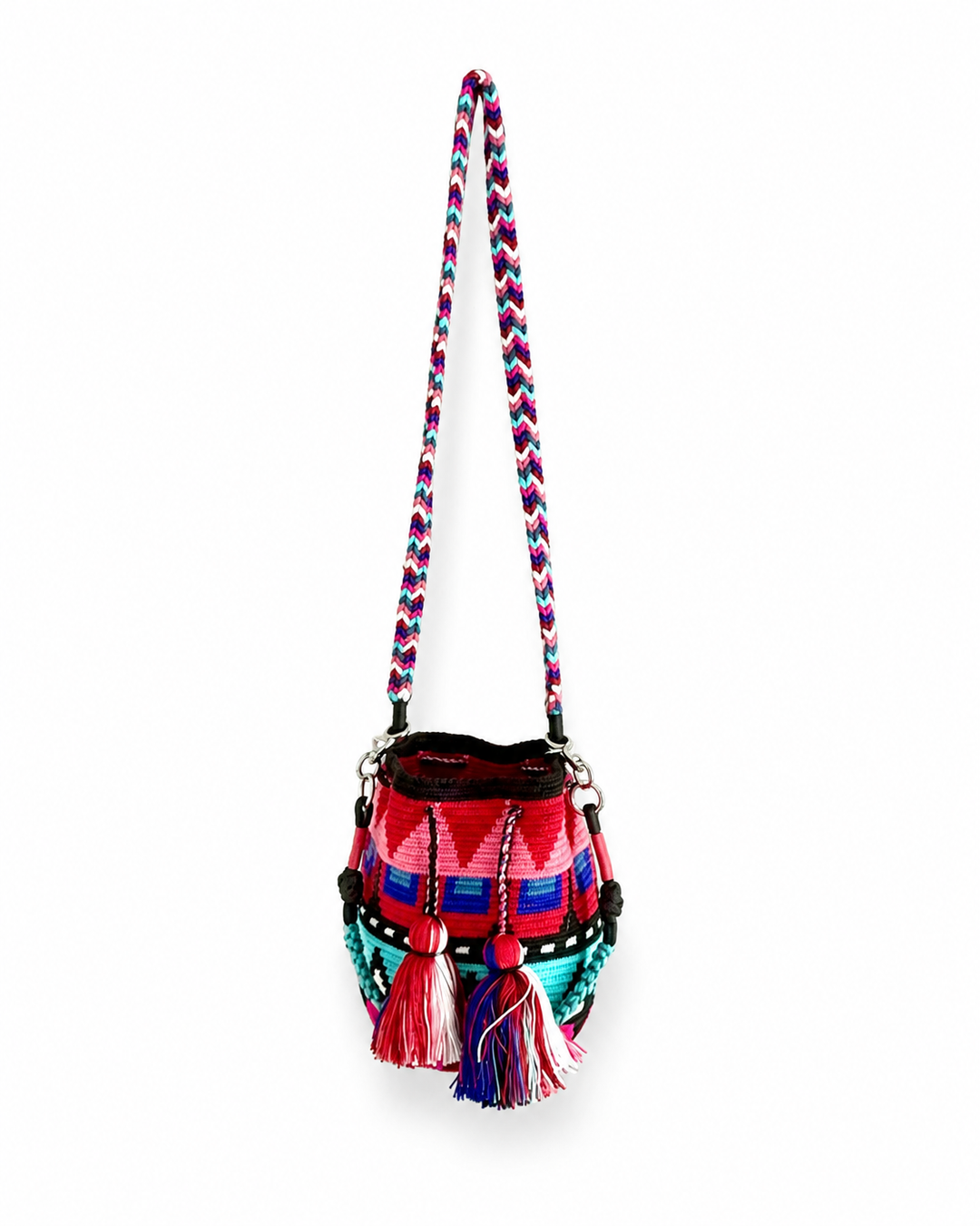 Wayuu Crossbody Bag – Handmade Two Strap Mochila (Copy)