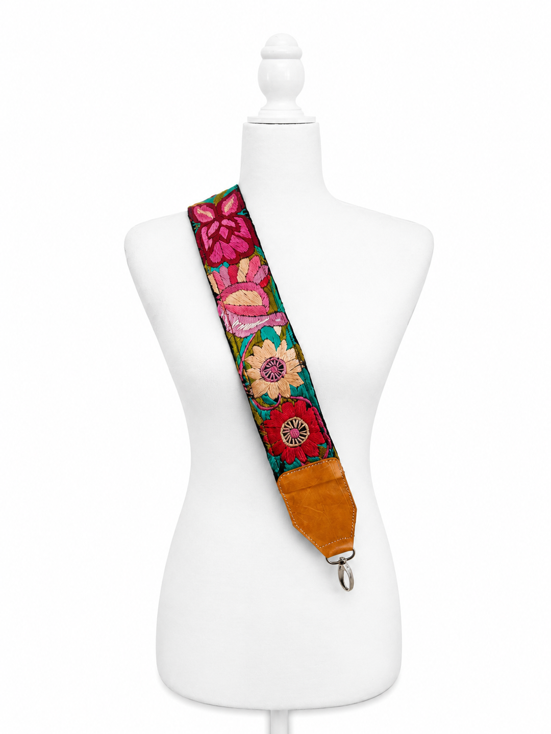 Vintage Guatemalan Embroidered Bag Strap