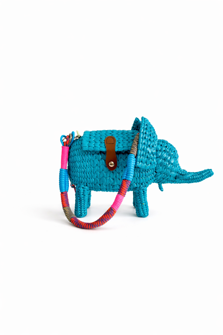 Unique Blue Elephant  Bag