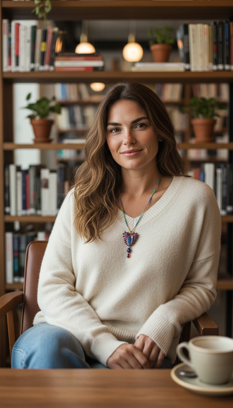 Dainty Milagros Sacred Heart Necklace