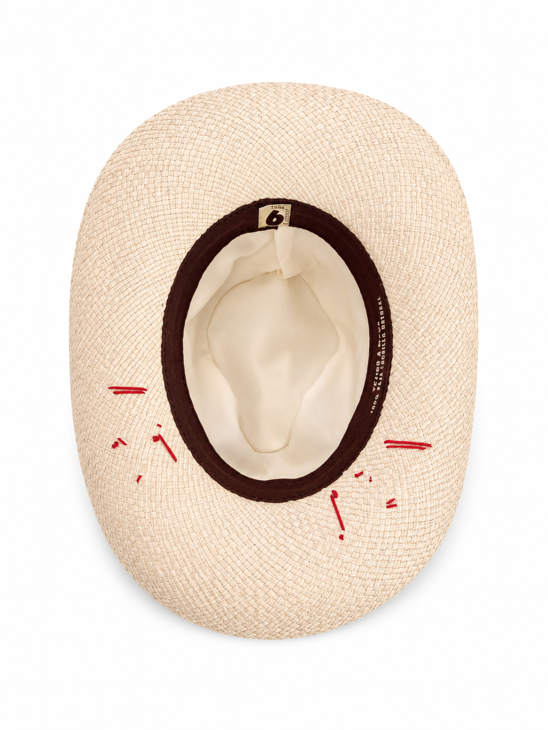 Luxury White Colombian Evil Eye Straw Hat