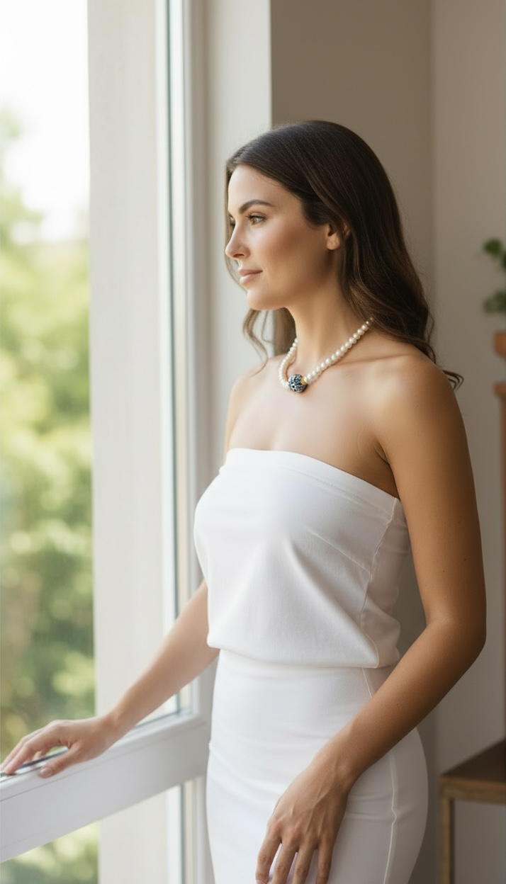 Bootsologie Talavera pearl necklace inspired by traditional Mexican pottery