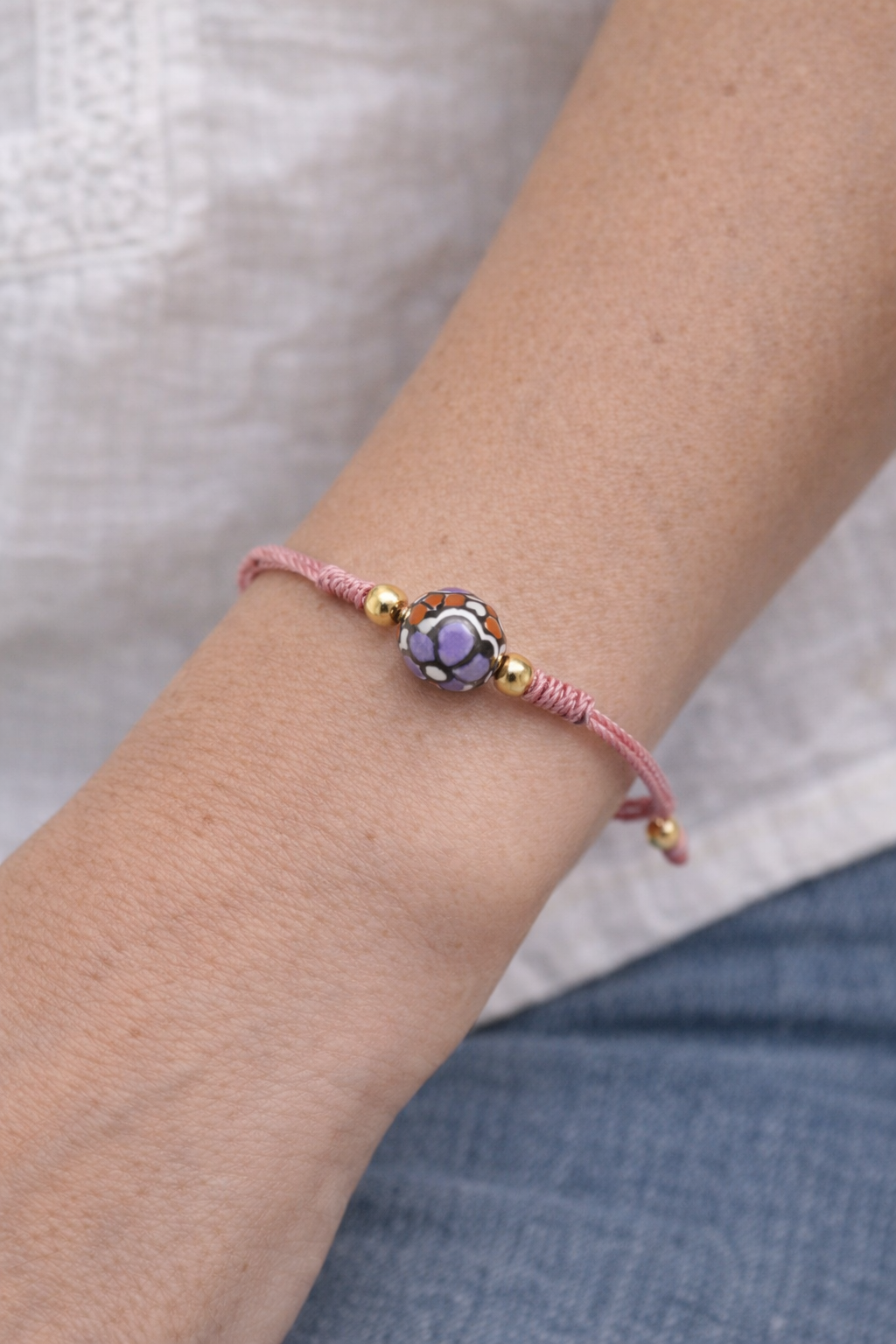 Talavera Bead Bracelet