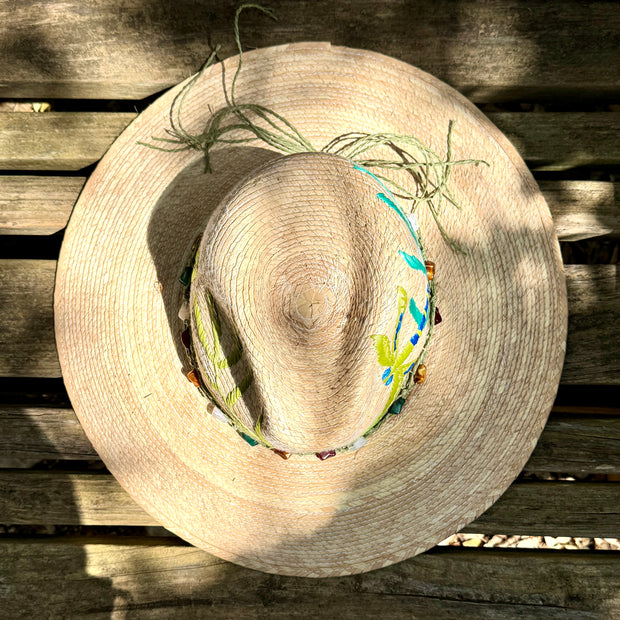 Dragonfly Embroidered Fedora Hat