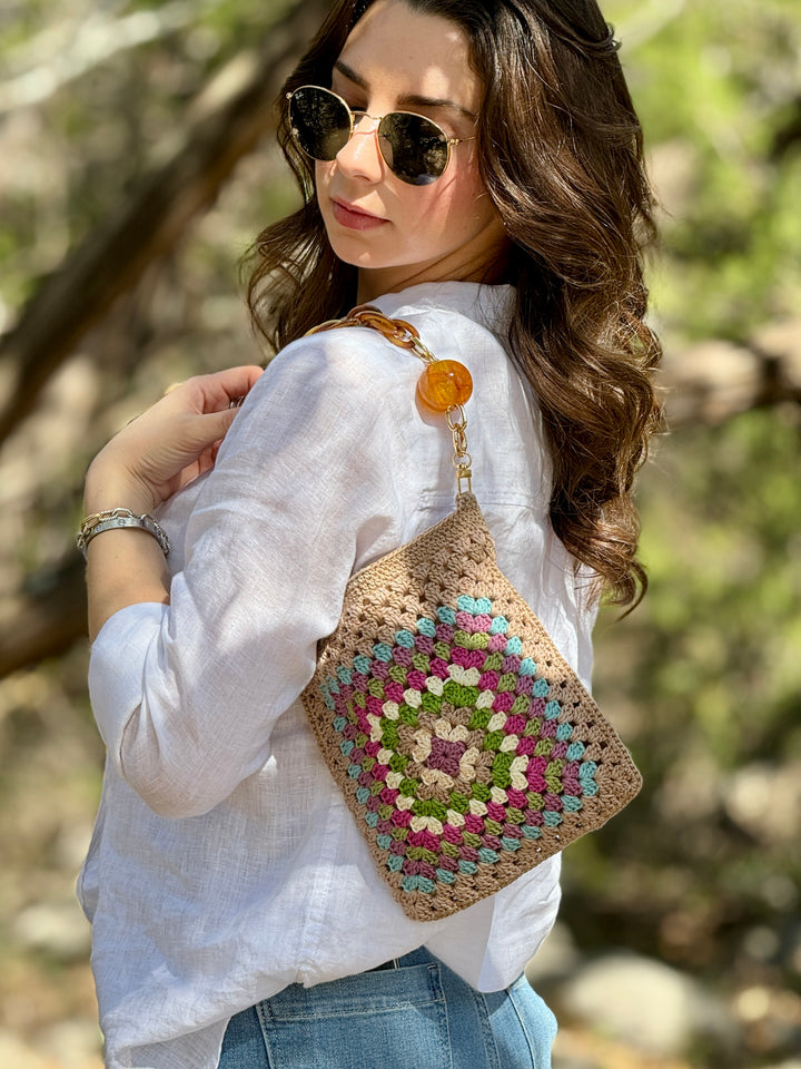 Granny Square Clutch