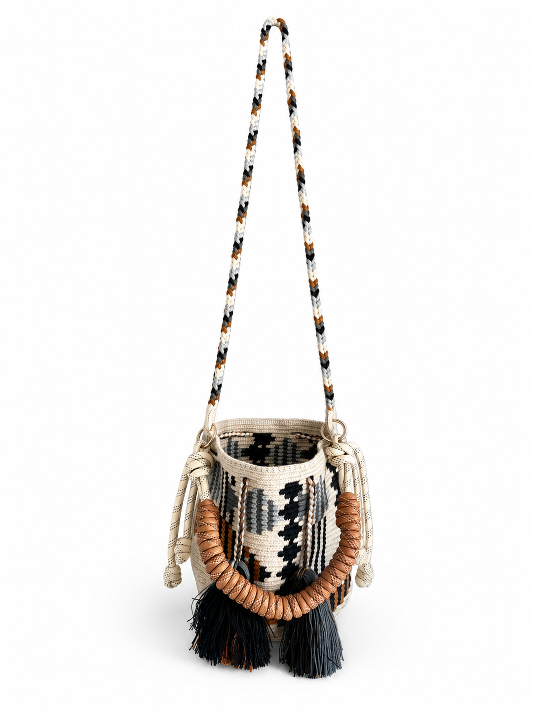 Wayuu Crossbody Bag – Handmade Two Strap Mochila