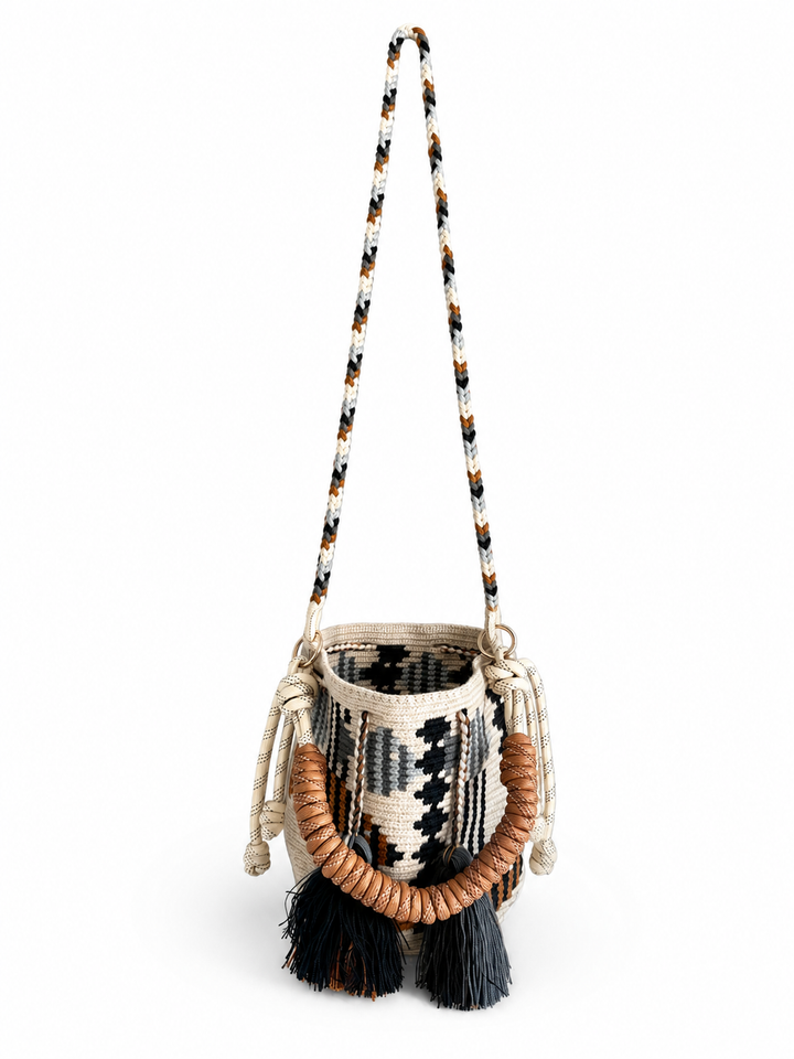 Wayuu Crossbody Bag – Handmade Two Strap Mochila