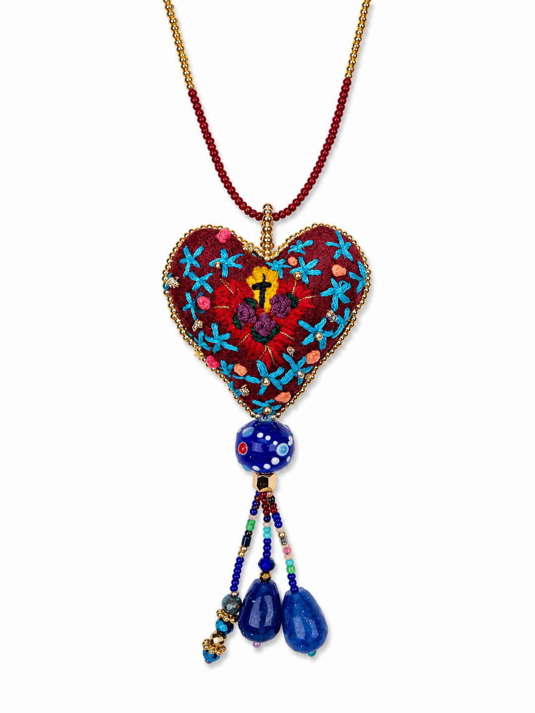 Dainty Milagros Sacred Heart Necklace