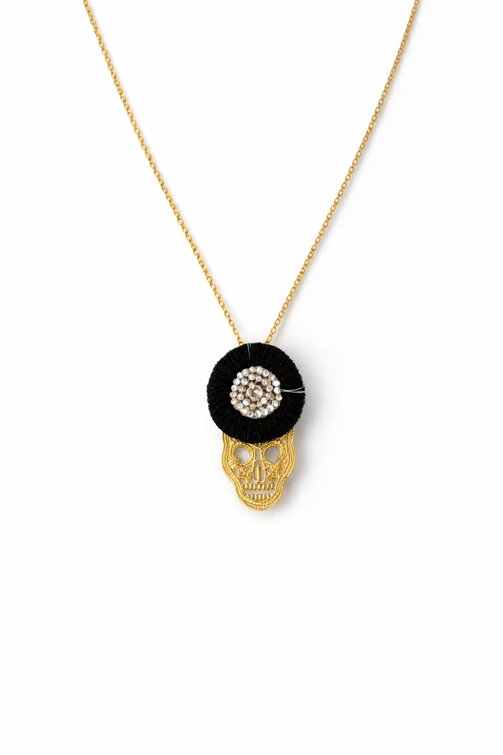Gold Skull Necklace