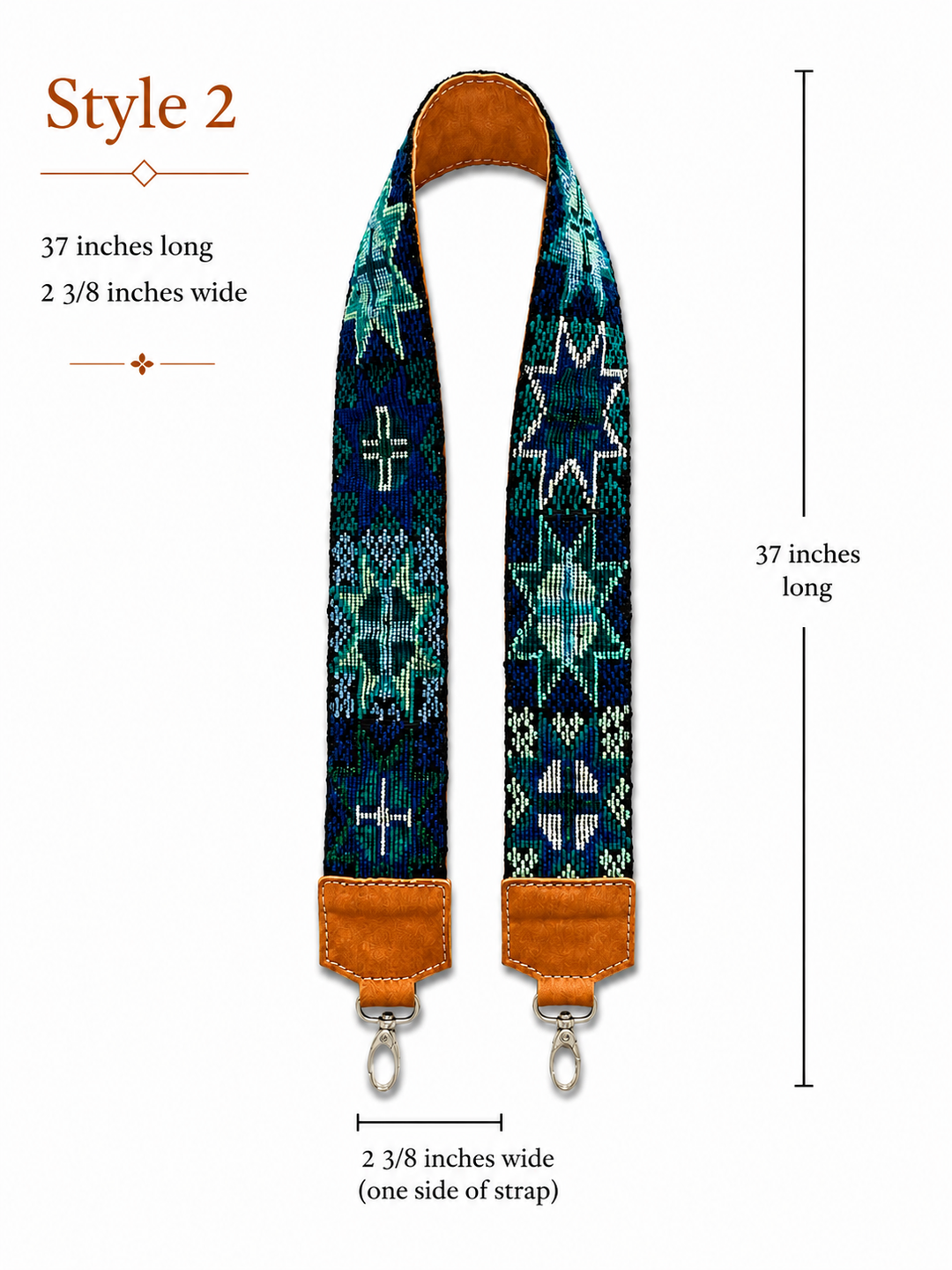 Guatemalan Huipil Embroidered Bag Strap