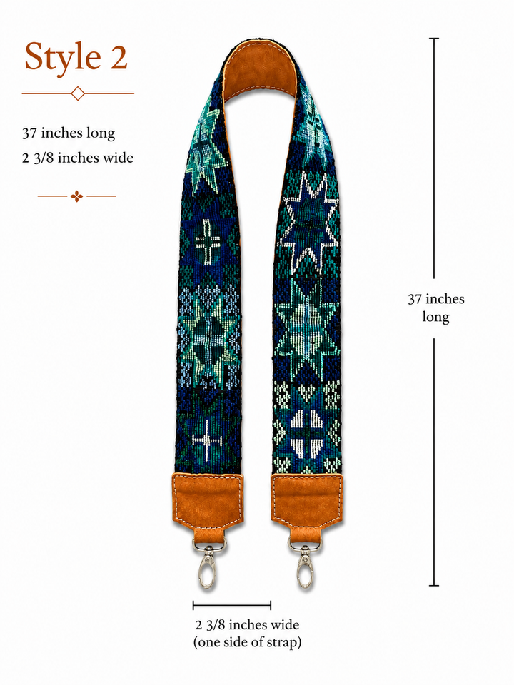 Guatemalan Huipil Embroidered Bag Strap