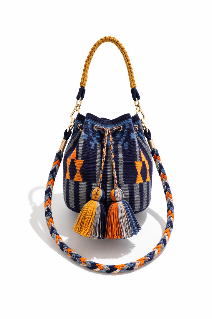 Wayuu Crossbody Bag – Handmade Two Strap Mochila