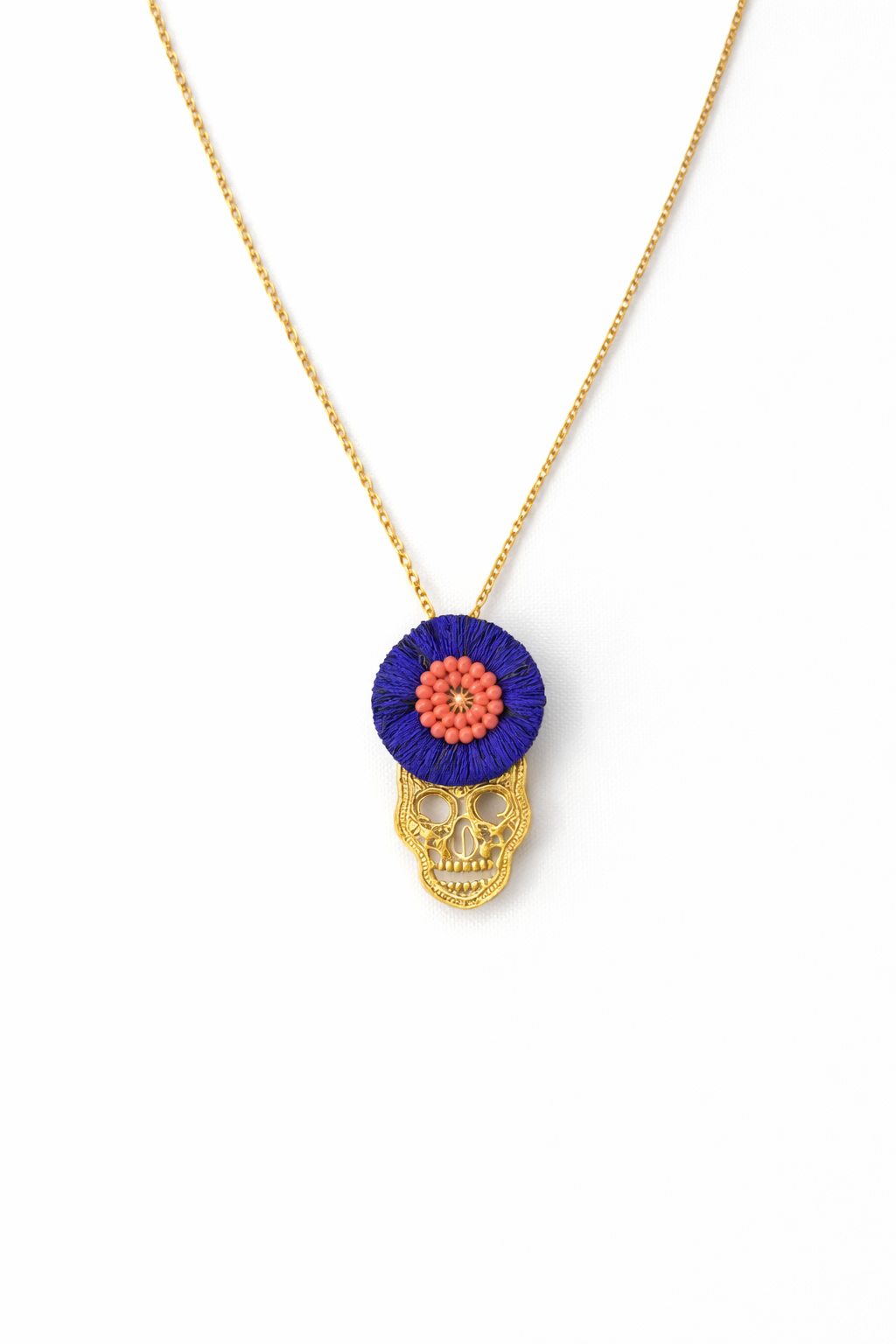 Gold Skull Necklace