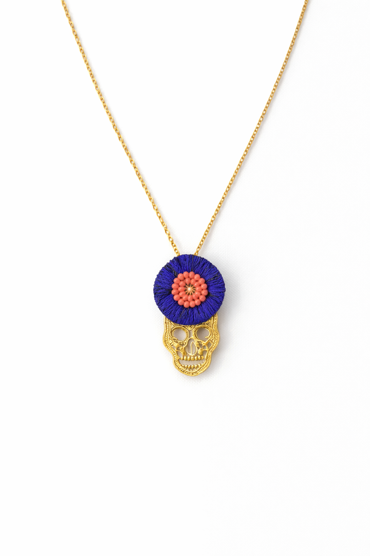 Gold Skull Necklace