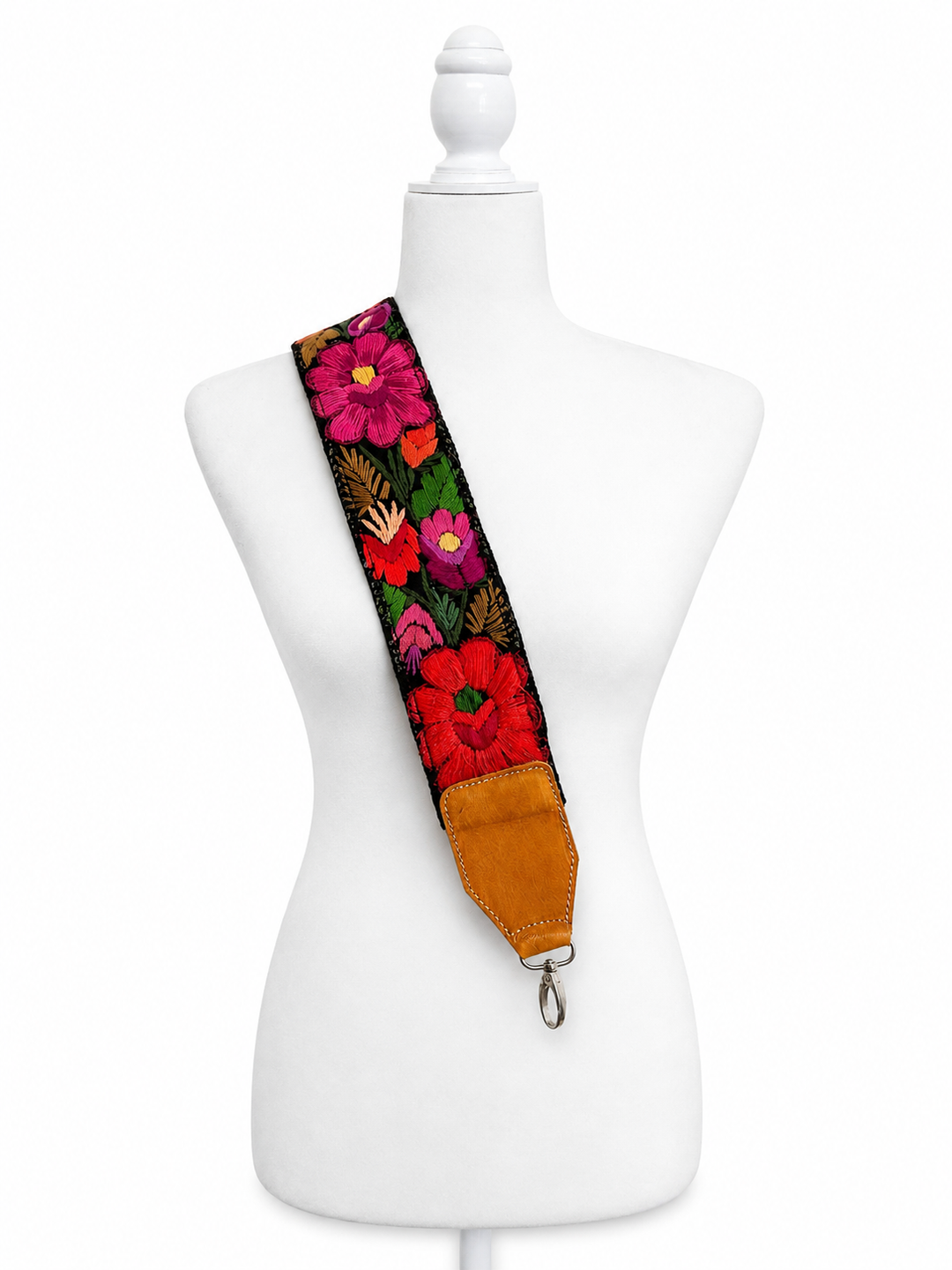 Vintage Guatemalan Embroidered Bag Strap