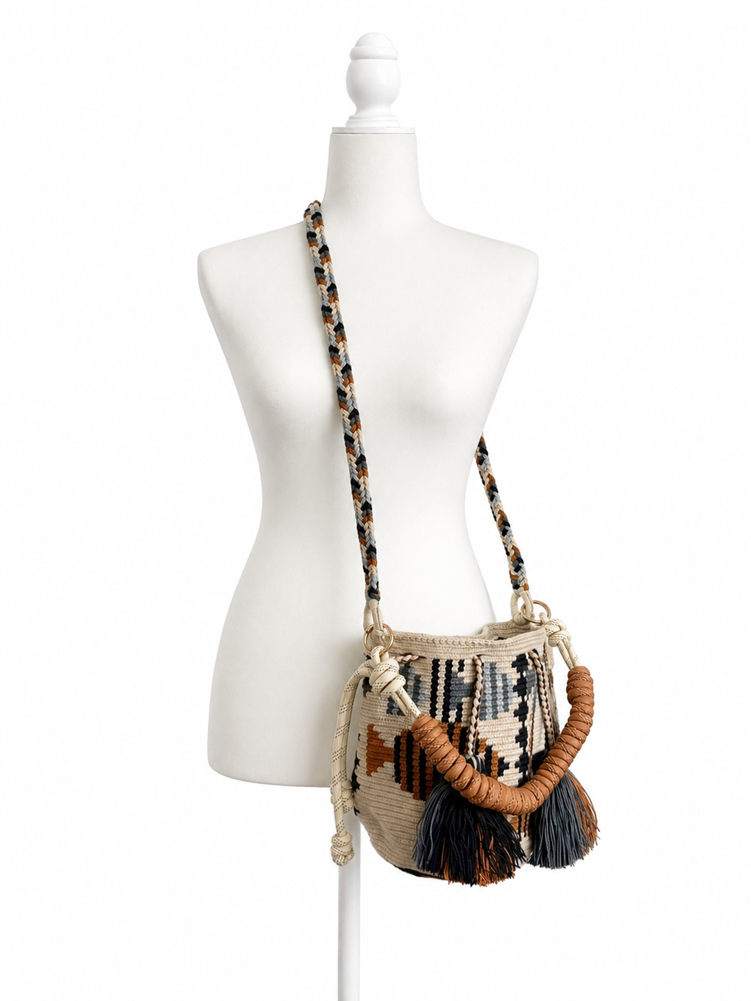 Wayuu Crossbody Bag – Handmade Two Strap Mochila