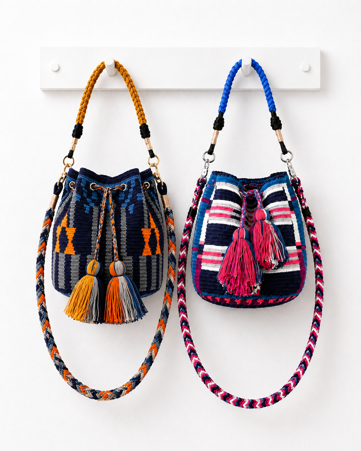 Wayuu Crossbody Bag – Handmade Two Strap Mochila (Copy)