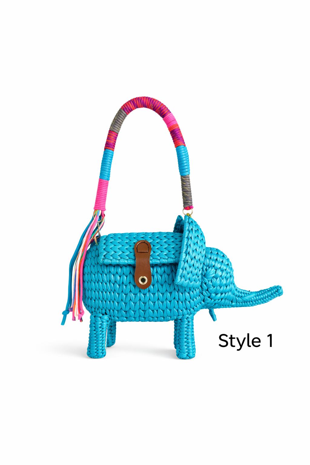 Unique Blue Elephant  Bag