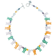 Bora Bora Quartz Fish Necklace