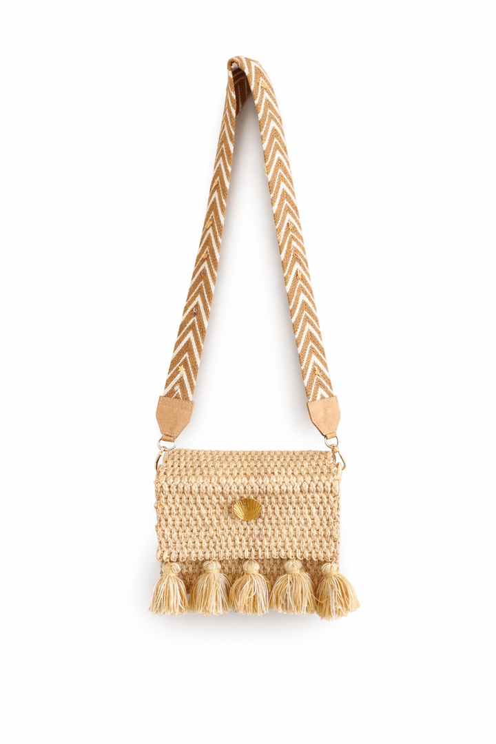 Colombian Sea Grass Bag with Wayuu Strap