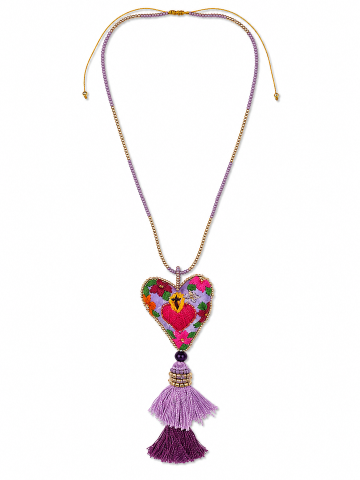 Dainty Milagros Sacred Heart Necklace