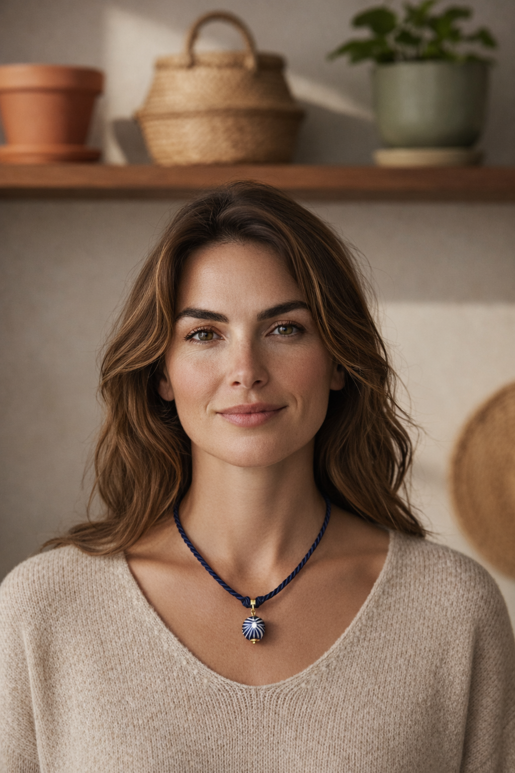 Single Bead Talavera Necklace