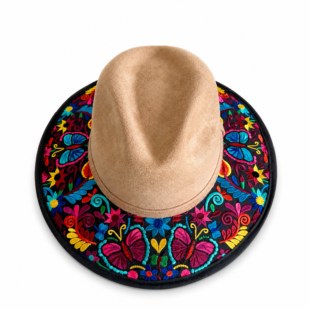 Embroidered Winter Hats from Oaxaca.