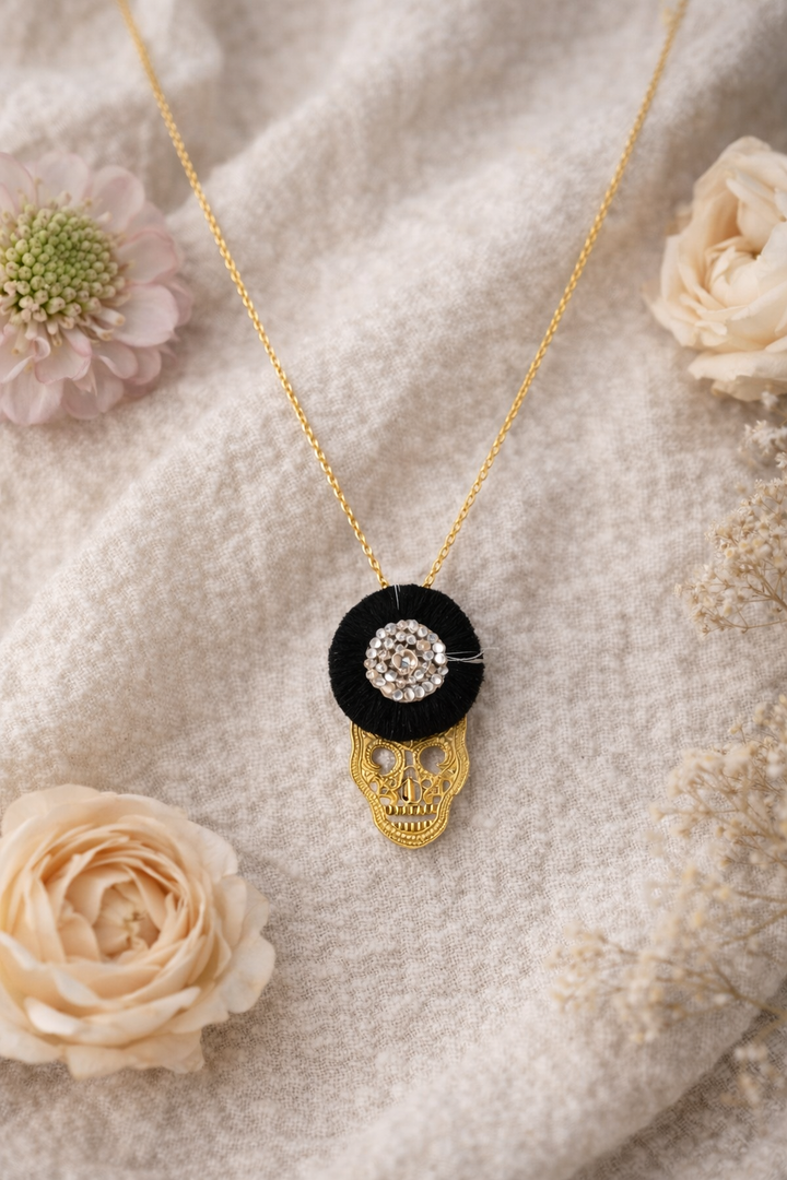 Gold Skull Necklace