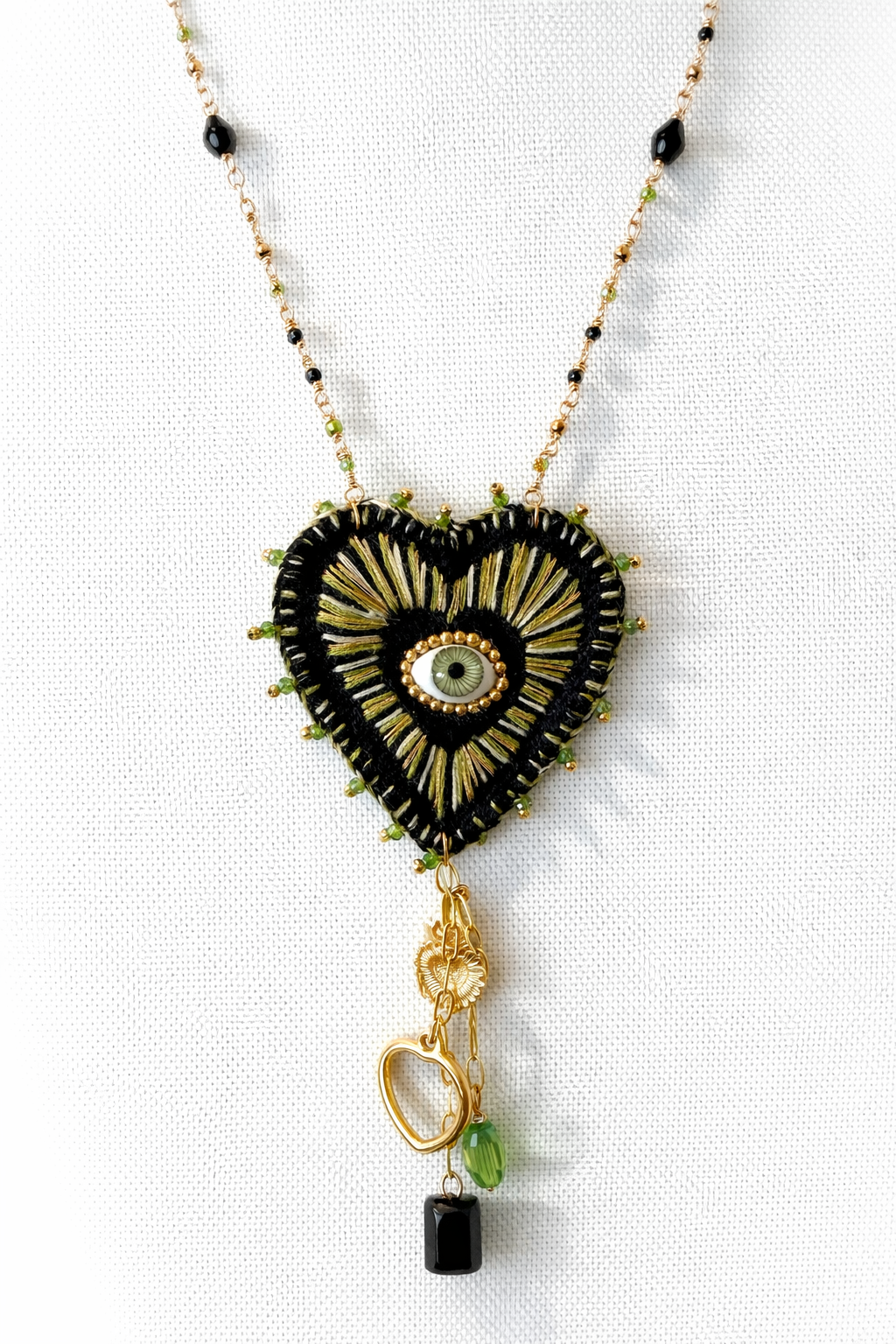Sacred Heart Necklace Set Sagrado Corazón Jewelry