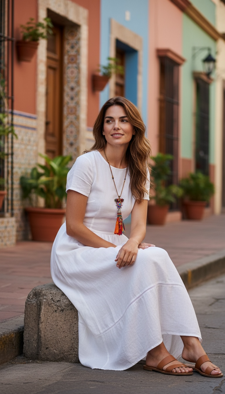 Embroidered Milagros Necklaces – Handmade Sacred Heart Inspired Jewelry